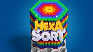 Hexa Sort Puzzle Game Premium Levels Gameplay ASMR.  screenshot 4