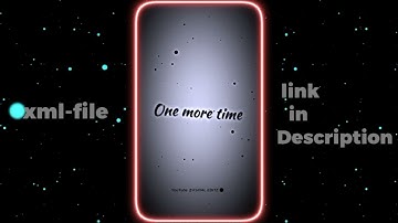 ONE MORE TIME 🥵 TRENDING XML || PRESET ALIGHT MOTION #xml #xml_file #presetff #viral #freefire