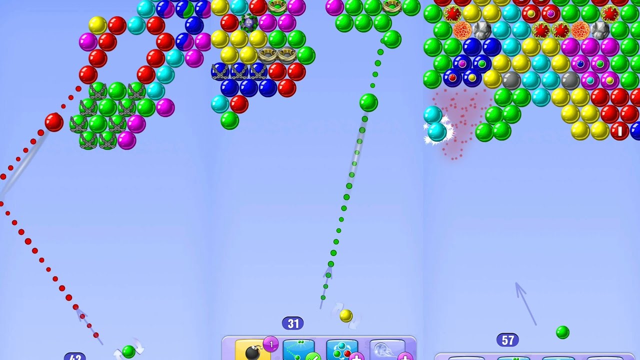 classic bubble shooter game level 2608-2612