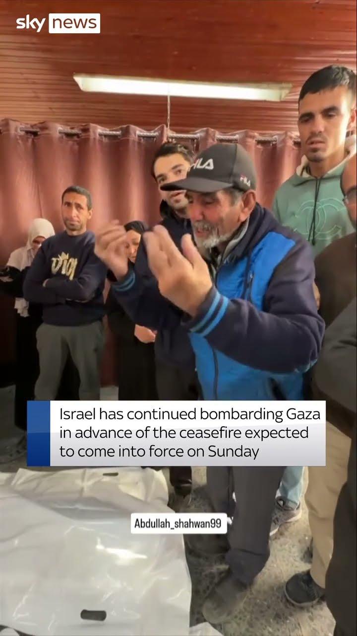 Gaza families mourn dead at al Ahli hospital
