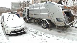 утро после снежного циклона Владивосток 18 11 2023