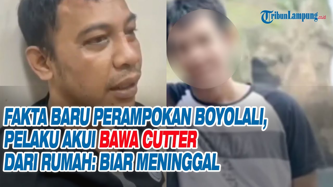 Fakta Baru Perampokan Boyolali, Pelaku Akui Bawa Cutter dari Rumah: Biar Meninggal
