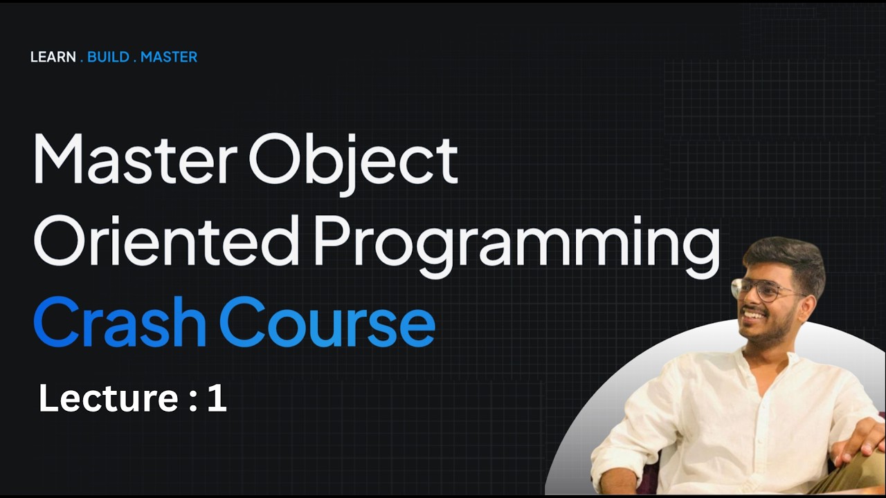 OOPs Lecture 1: Object Oriented Programming Tutorial for Beginners ...