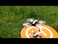 Atterrissage Drone Bebop 2 sur sac