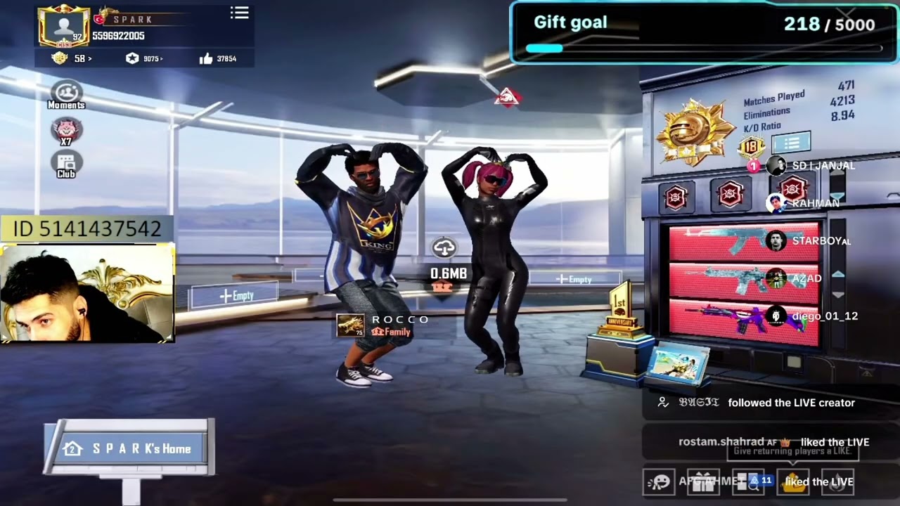 شخصی که ادعا داره داخل اکانت تاپ ۱ اروپا بازی میکنه با بیرق ترکیه Pubg mobile