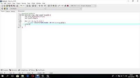 PROGRAM ARRAY B DIISI ARRAY A BERISI BILANGAN INDEKS BERURUTAN