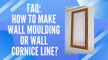 [Ceiling FAQ] How to make Wall Moulding or Wainscoting? |AiHouse