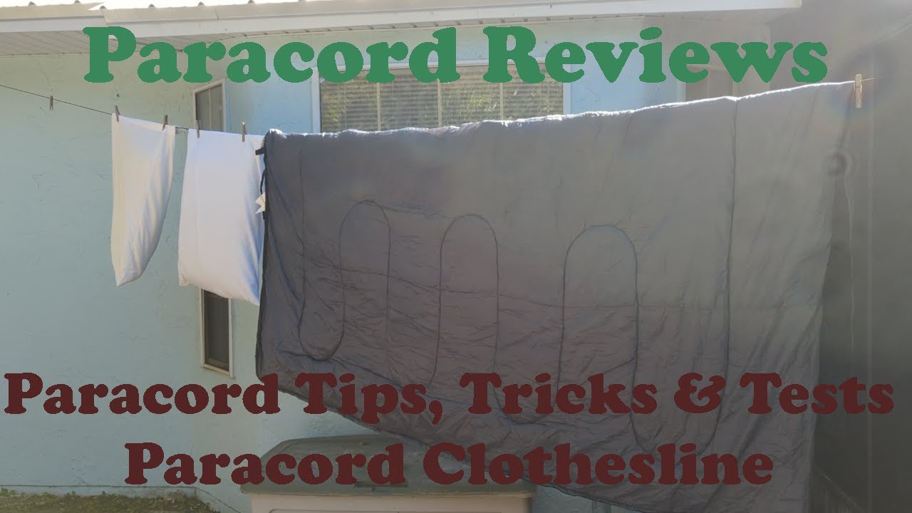 Paracord Clothesline YouTube