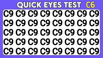 Snelle ogentest 👀 | Vind de vreemde eend in de bijt - Cijfer- en letterquizuitdaging.
