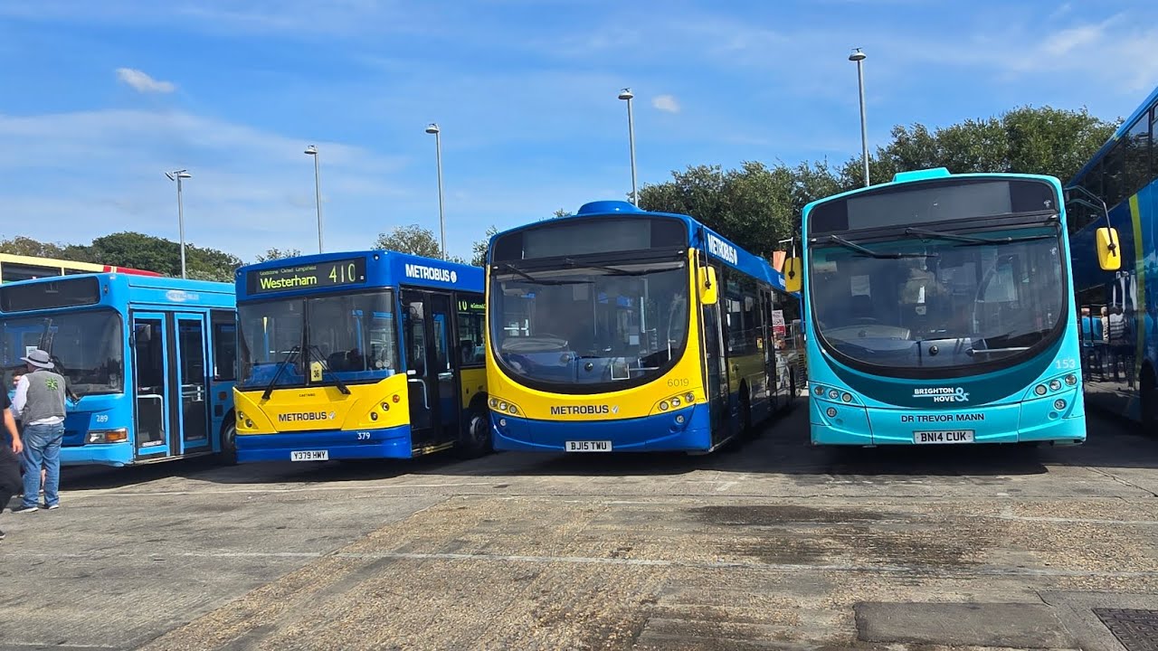 Metrobus Crawley Bus Garage Open Day Saturday 6th September 2025