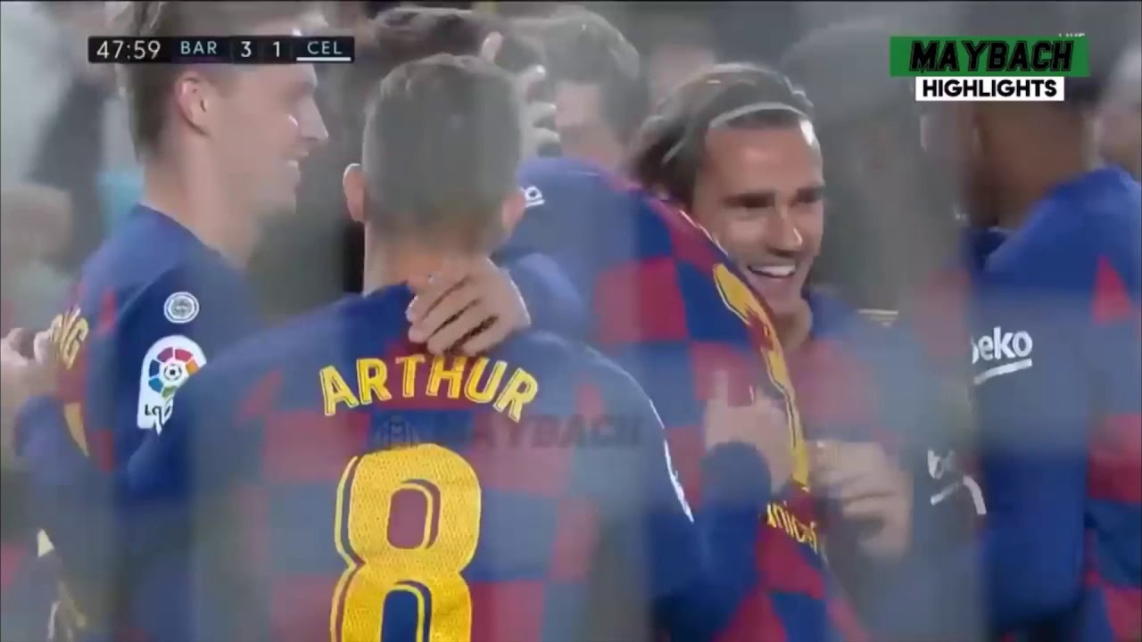 Barcelona vs Celta Vigo (41) Highlights & Goals Resumen & Goles 2019 YouTube