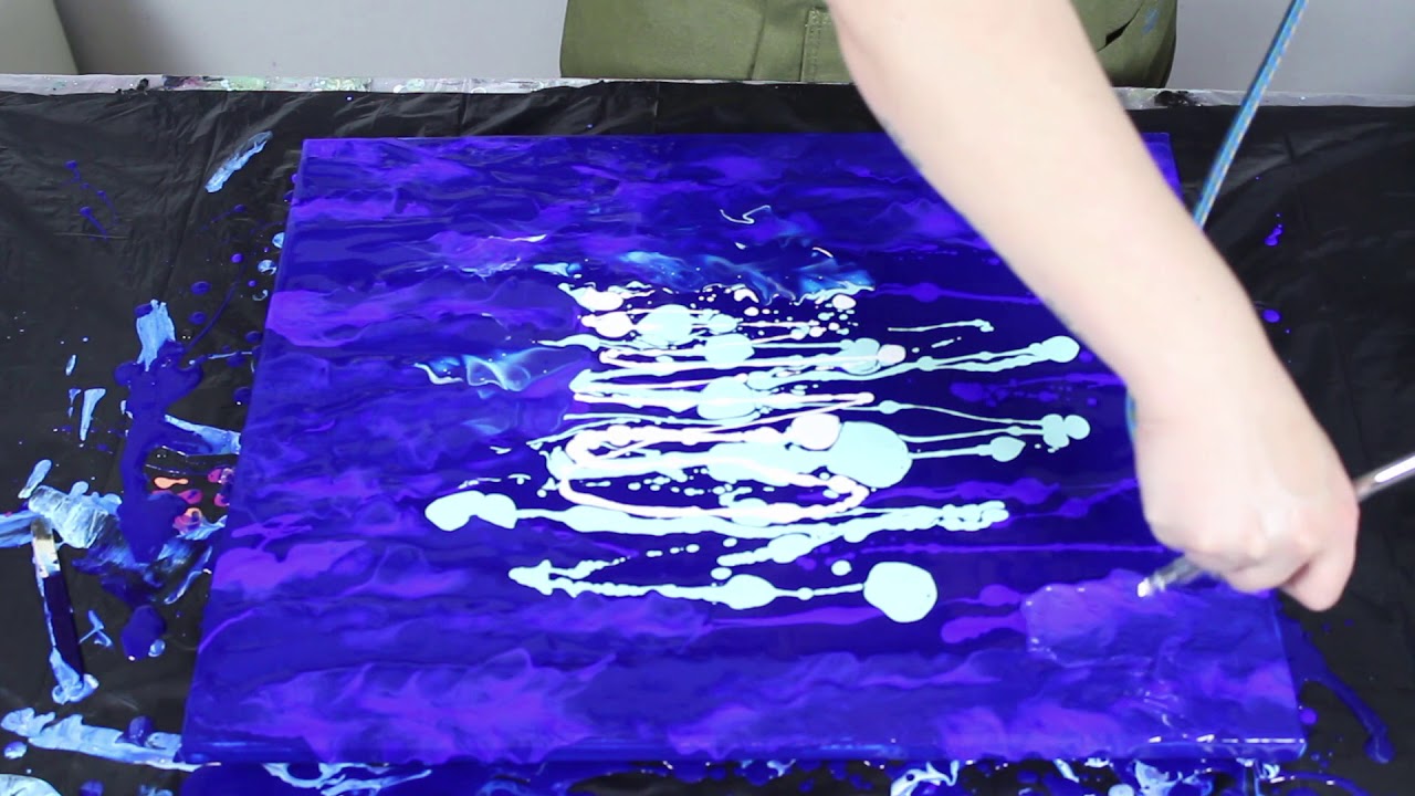 Fluid Paint with an Airbrush Under Water YouTube