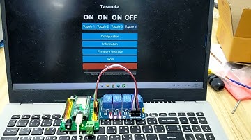ใช้งาน ESP32 สั่งงานรีเลย์ 4 ช่องด้วย Tasmota