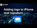 Add logo to iphone mail signature