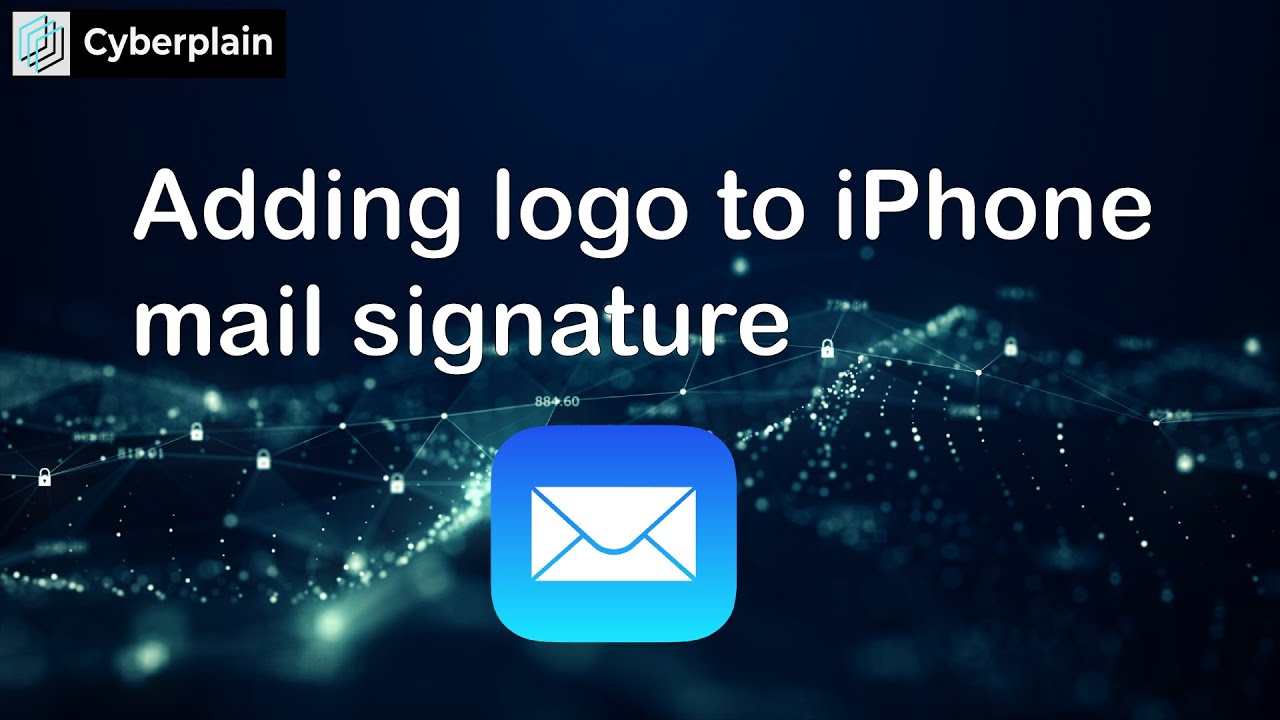 Add Logo To IPhone Mail Signature YouTube
