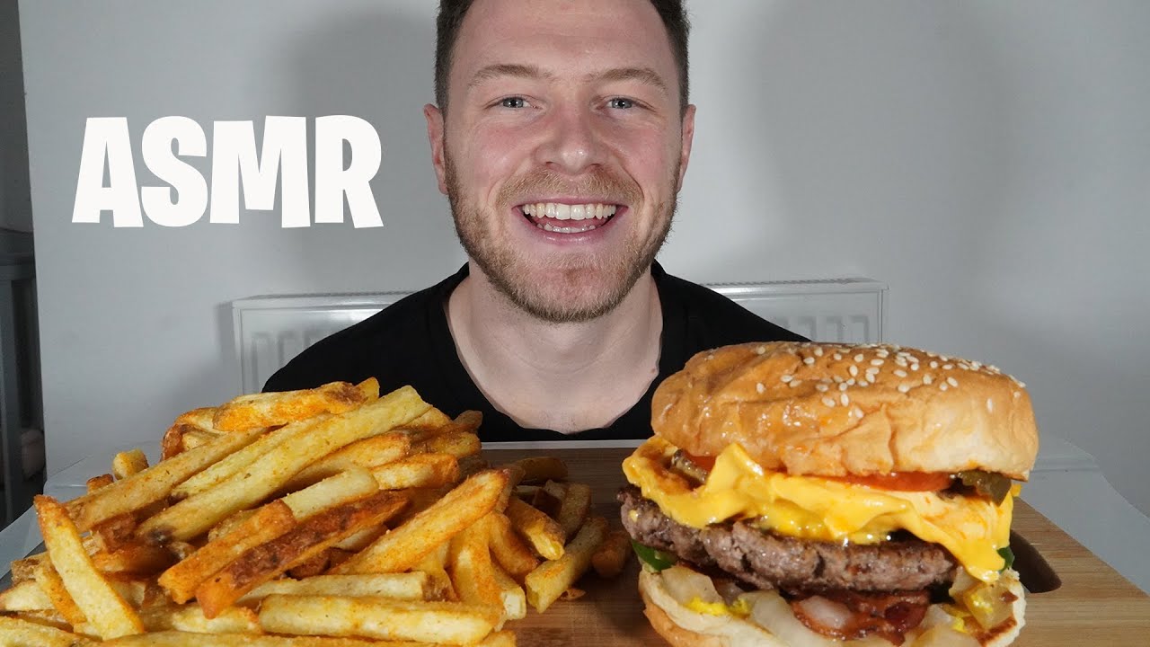 ASMR: Five Guys Burger & Chips - Soft Whispers & Crunch