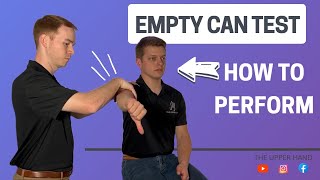 Empty Can Test - How To Perform