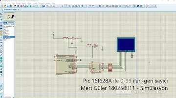 Mikroelektronik Vize Ödevi - Pic 16f628A ile 0-99 ileri geri sayıcı tanıtım