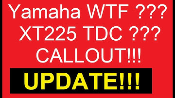 Yamaha XT225 Motorcycle CALLOUT!!      UPDATE!      What is TDC on the XT225 Engine? I Tell You!