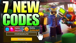 ALL NEW *STORY MODE UPDATE CODES* IN TOWER DEFENSE SIMULATOR 2026 AUGUST - ROBLOX TDS CODE 2026