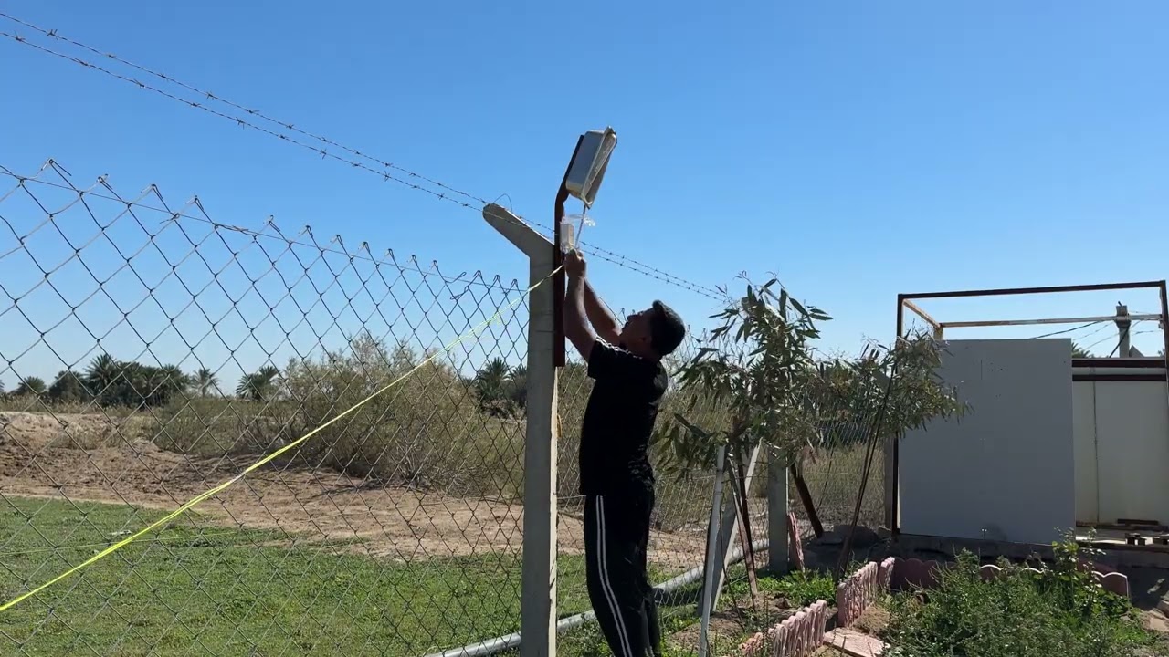 تشغيل انارة المزرعة 