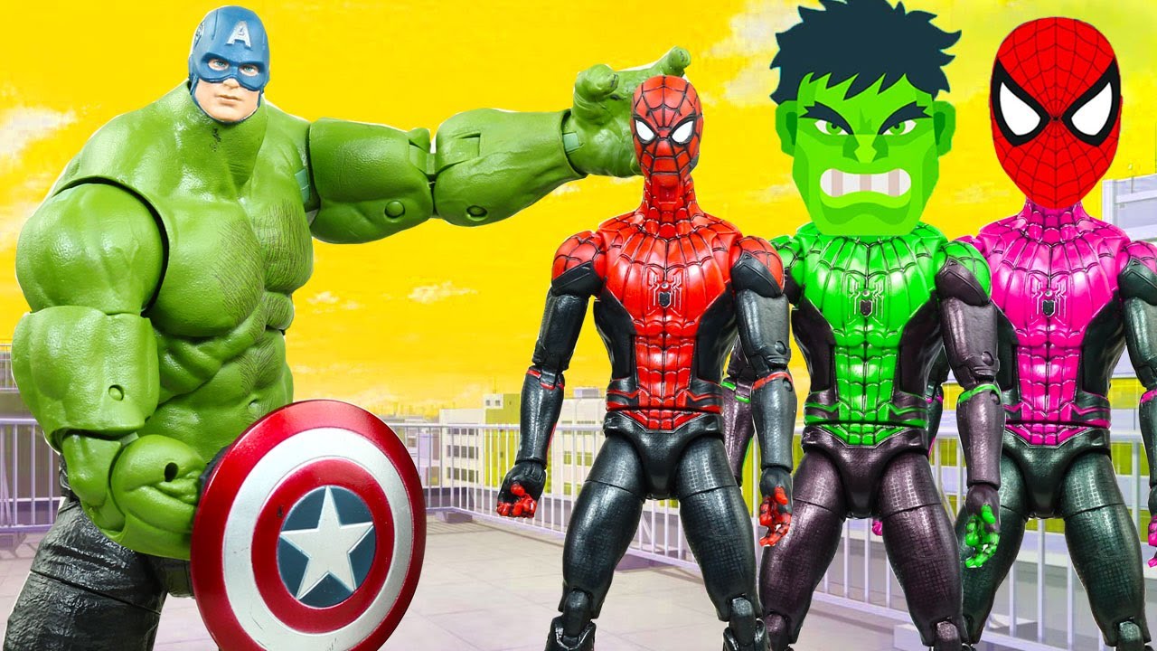 ASMR satisfying wrong heads shot top superheroes among us with orbeez 