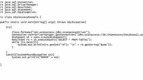 How to Connect UCanAccess with MS DB