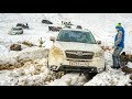 МЫ ОФИГЕЛИ! ПРАДО НЕ МОЖЕТ ЗАЕХАТЬ НИКУДА. Toyota Land Cruiser Prado на снегу