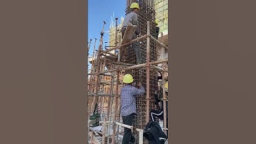 Frame Column Rebar Binding#shorts