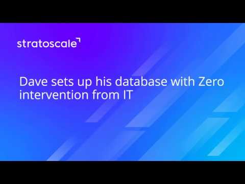 Setting up a database in 5 minutes with Stratoscale Database Platform