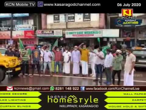 മുസ്ലിം യൂത്ത് ലീഗ് മഞ്ചേശ്വരം പഞ്ചായത്ത് കമ്മിറ്റി തള്ള് വണ്ടി സമരം നടത്തി