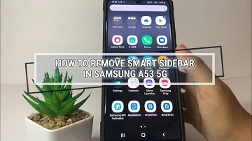Samsung A53 5G | How to Remove EDGE PANEL / Smart Sidebar