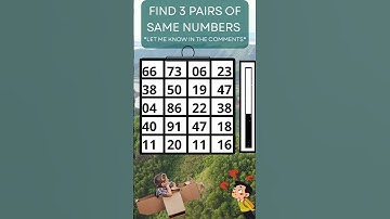Find 3 PAIRS of identical Numbers to WIN!