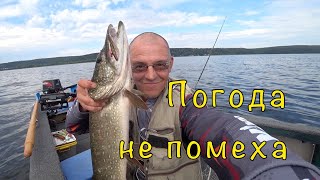 ОКУНЬ, СУДАК, ЩУКА. Рыбалка на сломе погоды. - 13 