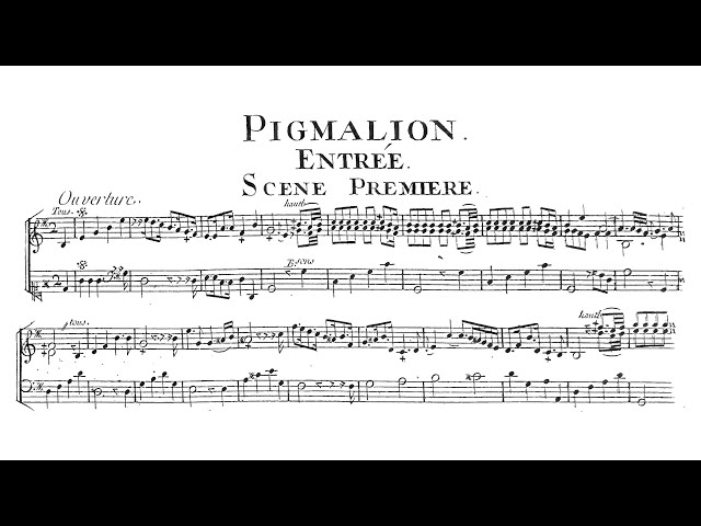 Jean-Philippe Rameau - Pygmalion, RCT 52 (Audio + Score) - YouTube