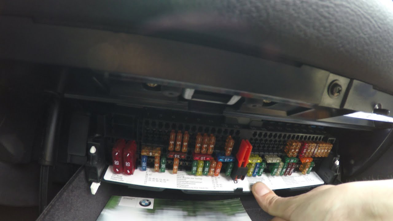 BMW E46 Fuse Box Location - 4K - YouTube 06 bmw fuse box 