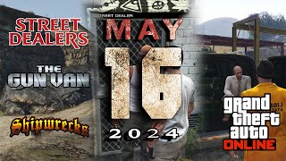 GTA Online Street Dealers, Gun Van & Shipwreck Locations [May 16th] 2024.