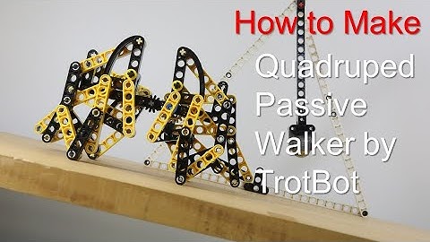 How to Make Quadruped Passive Walker by TrotBot / LEGO