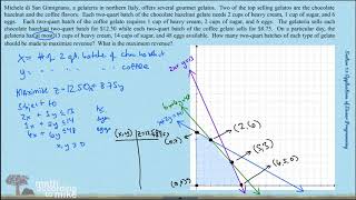 Application of The Corner Point Method Part 2