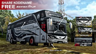 BANYAK FITUR BARU😱😱 ||Review Kodename Free By YUSUF AF || Bus Simulator Indonesia V3.6.1