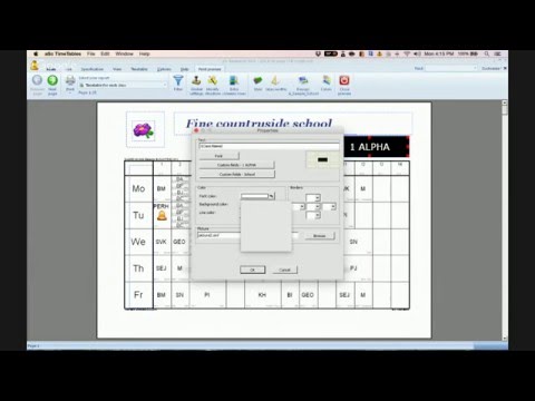 aScTimetables Training - Designing Your Printout