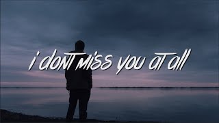 Finneas - I Don't Miss You At All (Lyrics, Lyric Video)