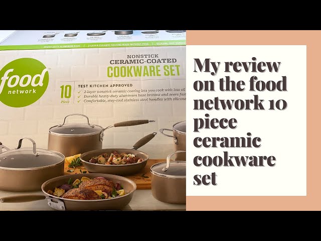 Food Network Farmstead 10-pc. Nonstick Ceramic Cookware Set