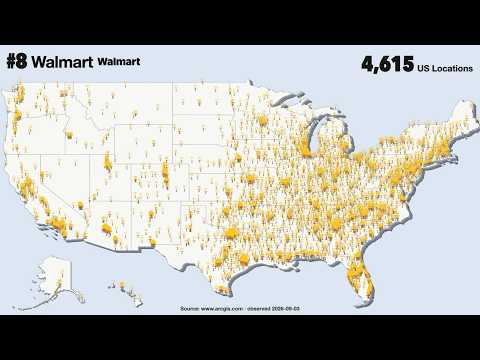 30 Biggest U.S. Food Retail Chains | Grocery & Convenience Mapのサムネイル