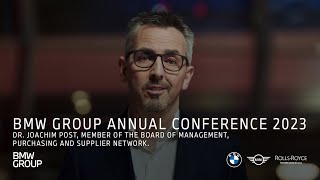 BMW Group Annual Conference 2023 - Our Passion for Innovation