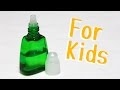 目薬を外さない方法/How to use eye drops for kids【点眼しやすくするライフハック動画(子供向け)】