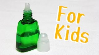 目薬を外さない方法/How to use eye drops for kids【点眼しやすくするライフハック動画(子供向け)】