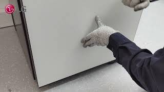 Lg Refrigerator How To Replace The Freezer Door Panel Of A Moodup Bottom Freezer Model