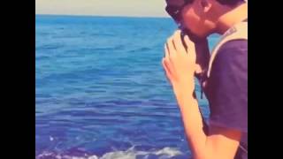 slow music on  beach