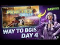 BGMI Practice Drills: Way to BGIS Day 4 | Best Training Routine & Tips for Pro Gameplay